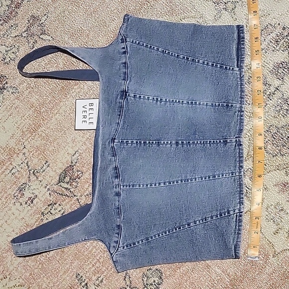 Women's Blue Denim Top - Picture 9 of 11